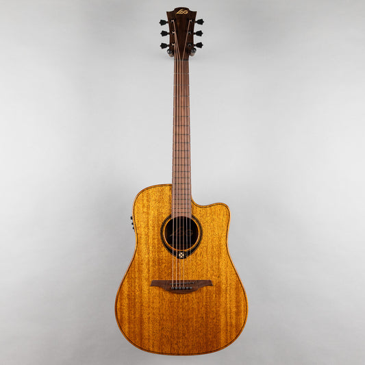 LAG T98DCE Tramontane Dreadnought Cutaway Acoustic Guitar, Natural