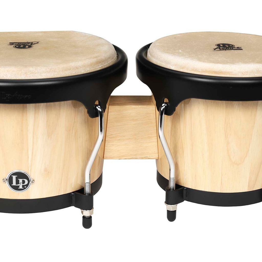 LP Aspire 6-3/4" & 8" Wood Bongos, Natural, LPA601-AW