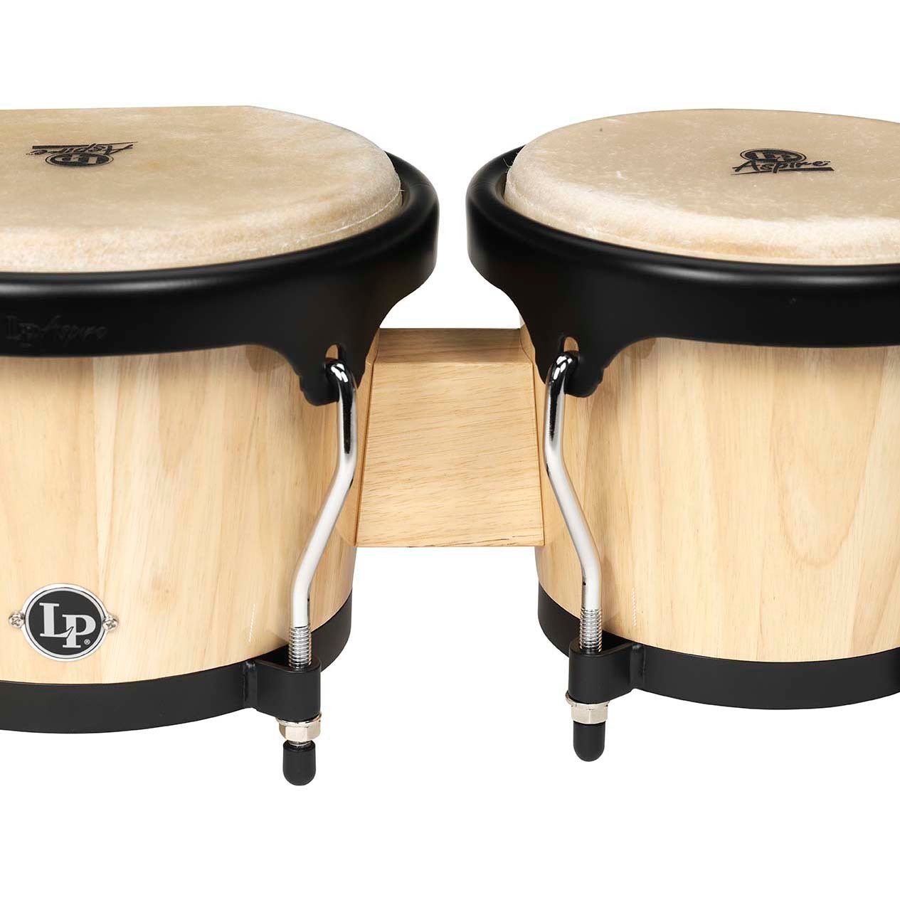 LP Aspire 6-3/4" & 8" Wood Bongos, Natural, LPA601-AW