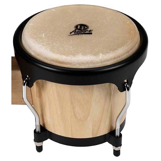 LP Aspire 6-3/4" & 8" Wood Bongos, Natural, LPA601-AW