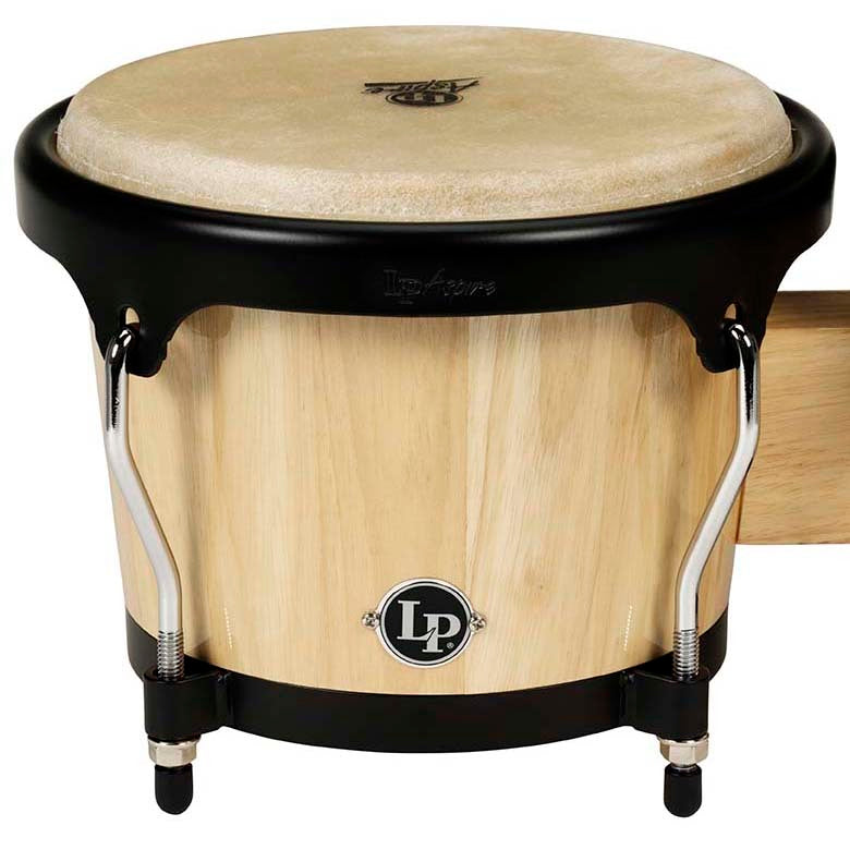 LP Aspire 6-3/4" & 8" Wood Bongos, Natural, LPA601-AW