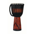 LP World Beat Wood Art Djembe, Large, Black Brown