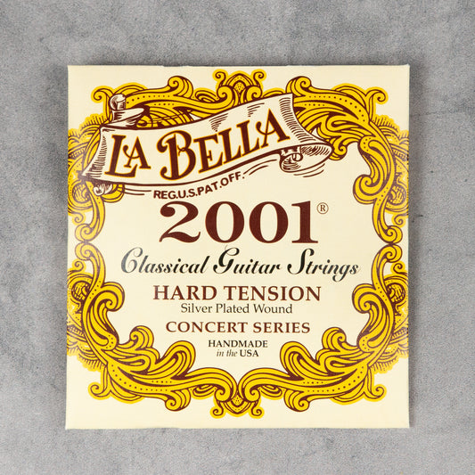 La Bella 2001 Series Classical Guitar Strings, Hard Tension