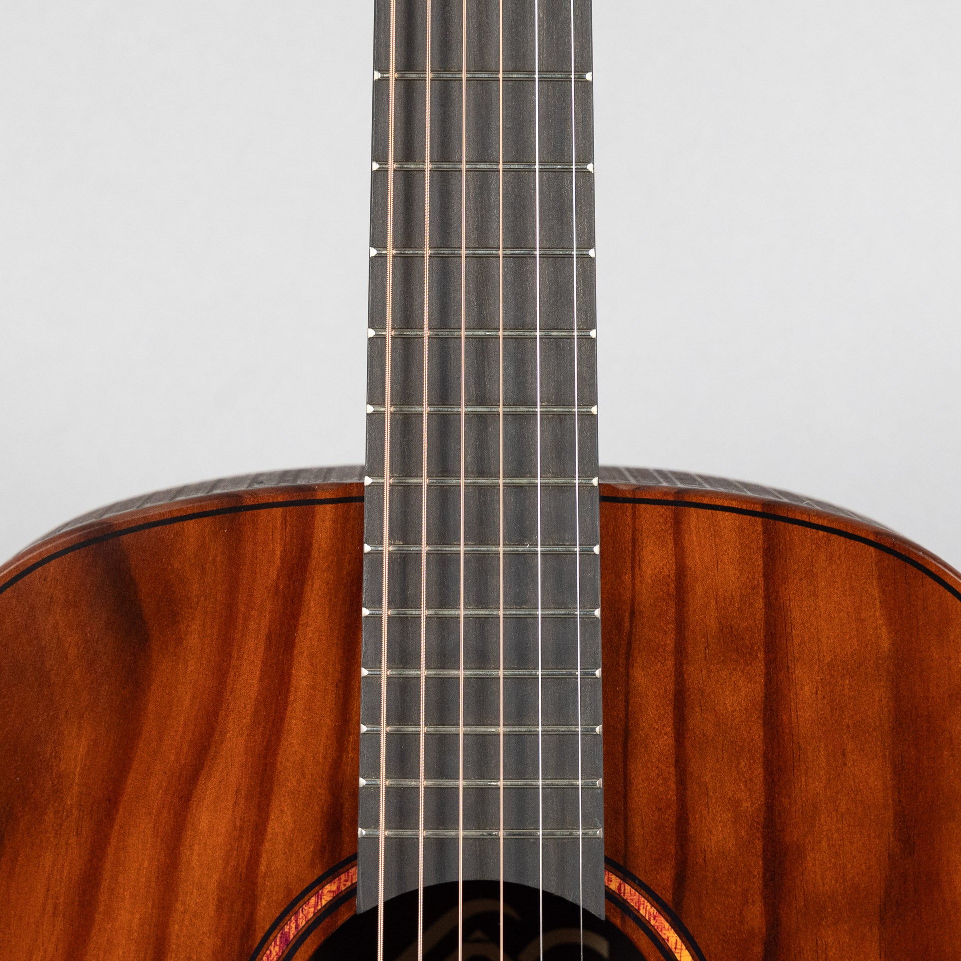 Lag Sauvage-A Auditorium Acoustic Guitar, Brankowood Top / Smoked Eucalyptus Rough Sawn Back & Sides