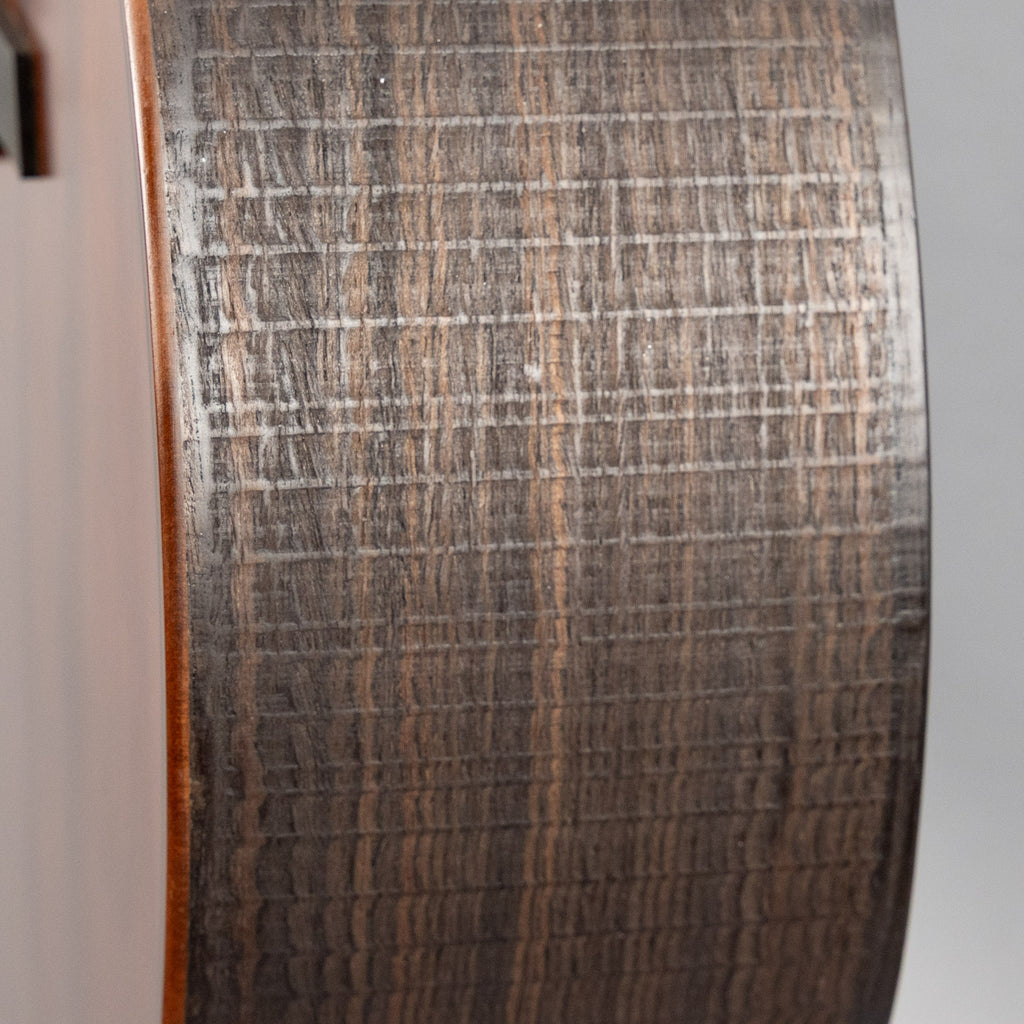 Lag Sauvage-A Auditorium Acoustic Guitar, Brankowood Top / Smoked Eucalyptus Rough Sawn Back & Sides