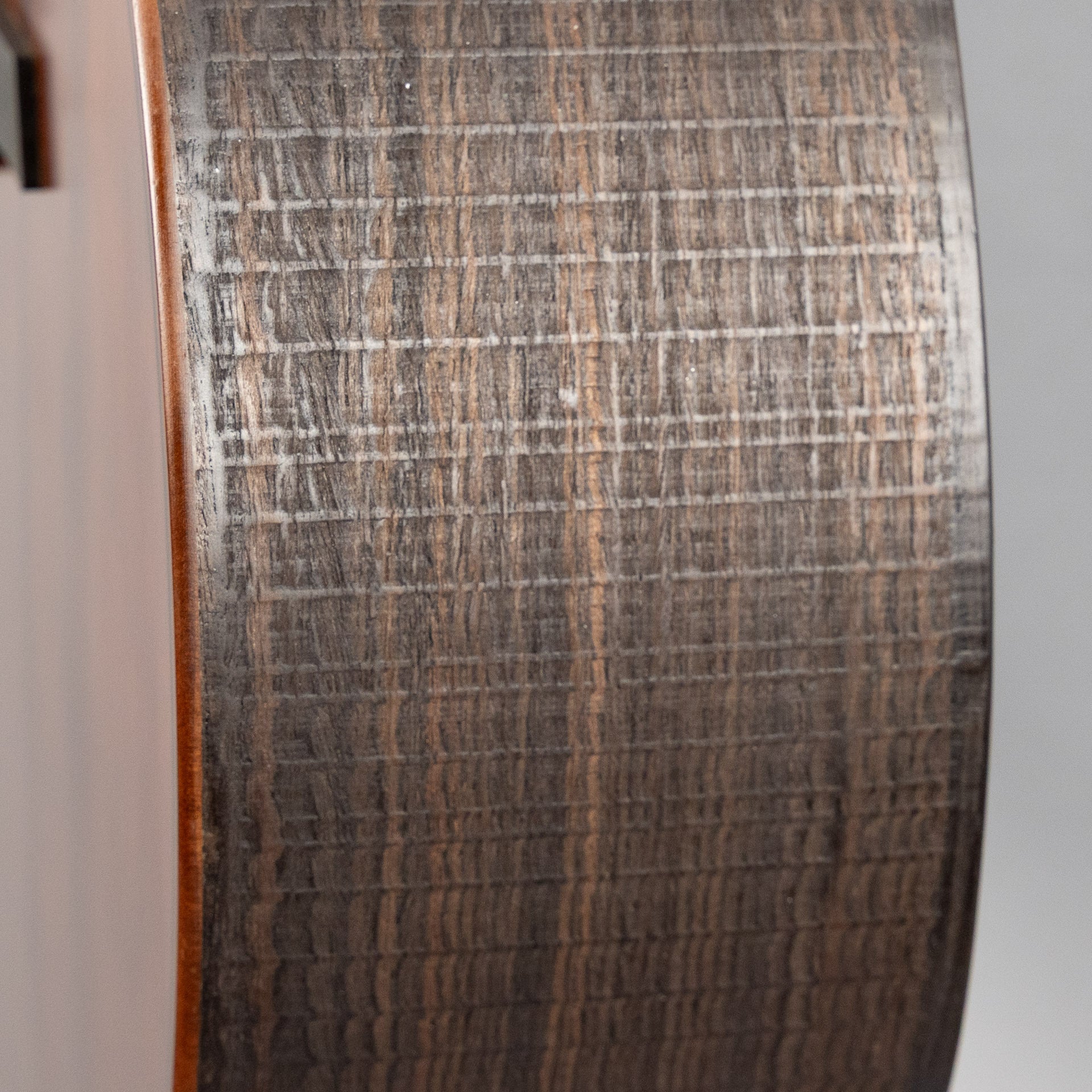 Lag Sauvage-A Auditorium Acoustic Guitar, Brankowood Top / Smoked Eucalyptus Rough Sawn Back & Sides