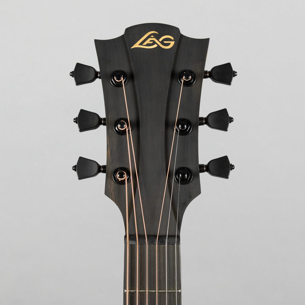 Lag Sauvage-A Auditorium Acoustic Guitar, Brankowood Top / Smoked Eucalyptus Rough Sawn Back & Sides