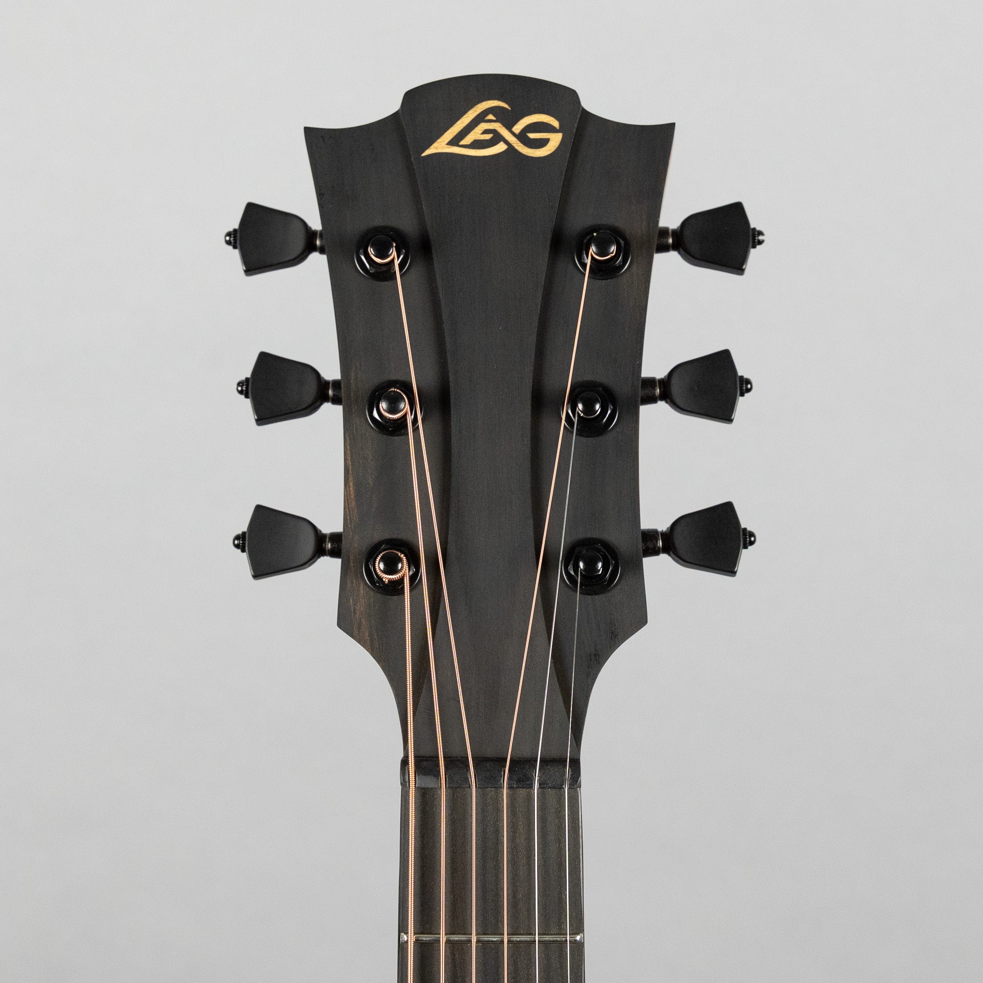 Lag Sauvage-A Auditorium Acoustic Guitar, Brankowood Top / Smoked Eucalyptus Rough Sawn Back & Sides