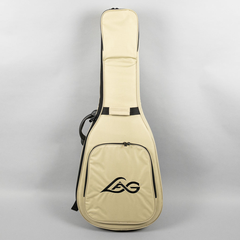 Lag Sauvage-A Auditorium Acoustic Guitar, Brankowood Top / Smoked Eucalyptus Rough Sawn Back & Sides