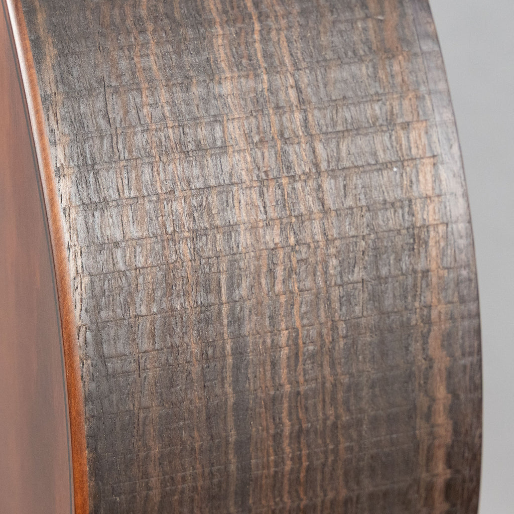 Lag Sauvage-ACE Auditorium Cutaway Acoustic/Electronic Guitar, Brankowood Top / Smoked Eucalyptus Rough Sawn Back & Sides