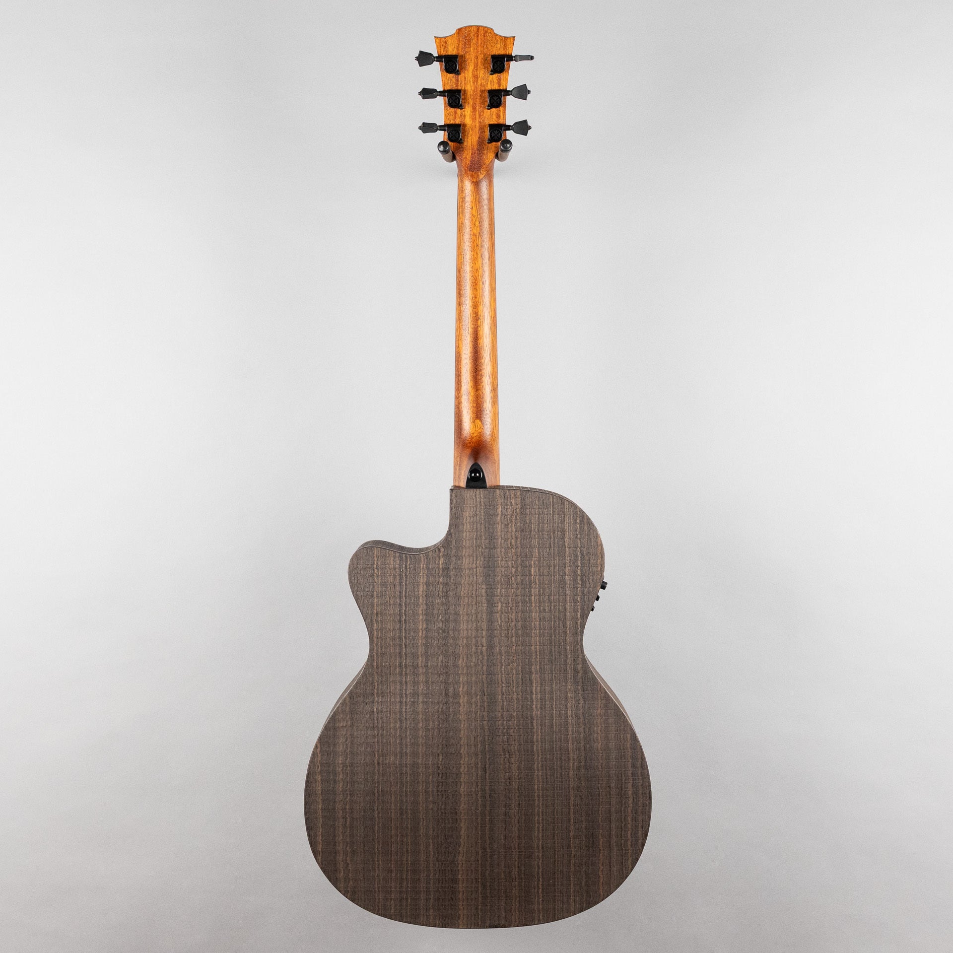 Lag Sauvage-ACE Auditorium Cutaway Acoustic/Electronic Guitar, Brankowood Top / Smoked Eucalyptus Rough Sawn Back & Sides