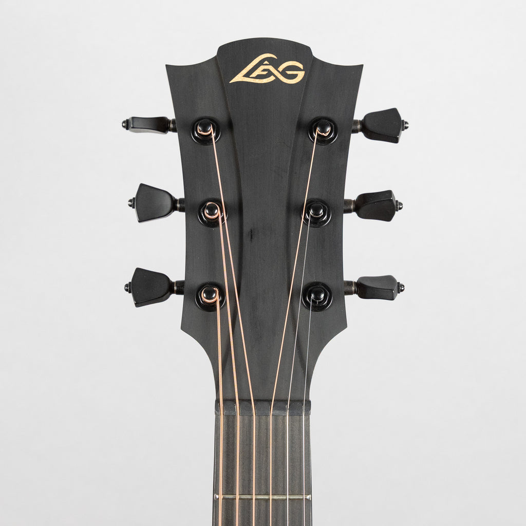 Lag Sauvage-ACE Auditorium Cutaway Acoustic/Electronic Guitar, Brankowood Top / Smoked Eucalyptus Rough Sawn Back & Sides