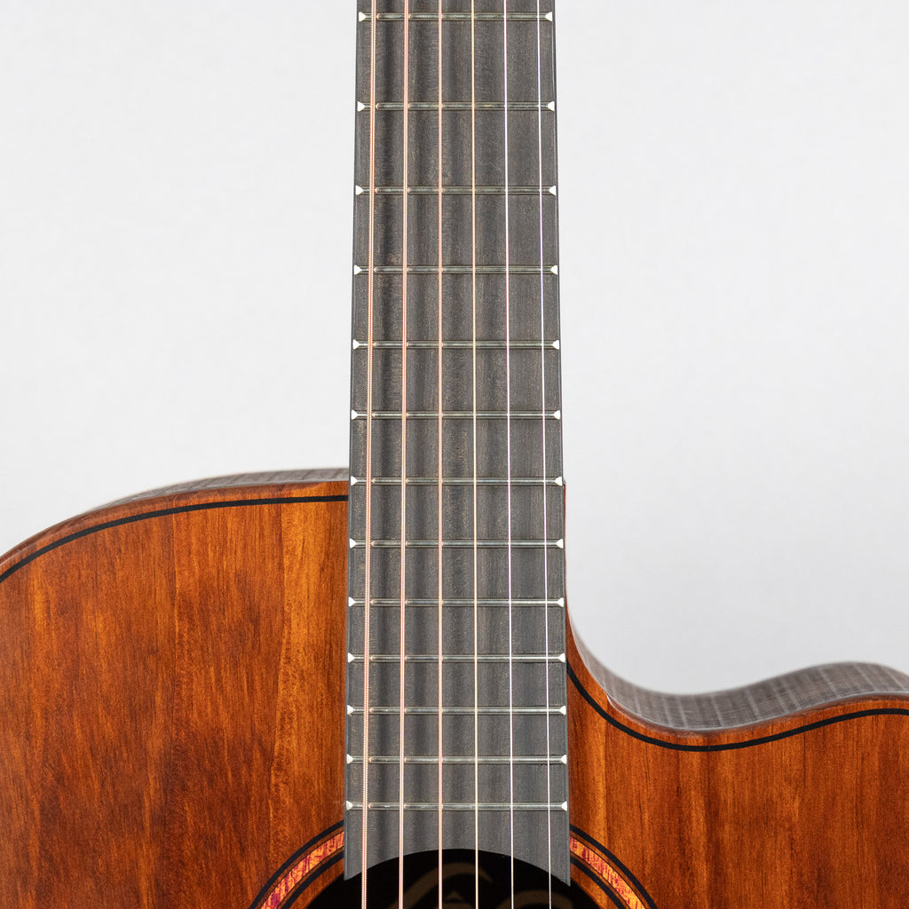 Lag Sauvage-DCE Dreadnought Cutaway Acoustic/Electric Guitar, Brankowood Top / Smoked Eucalyptus Rough Sawn Back & Sides
