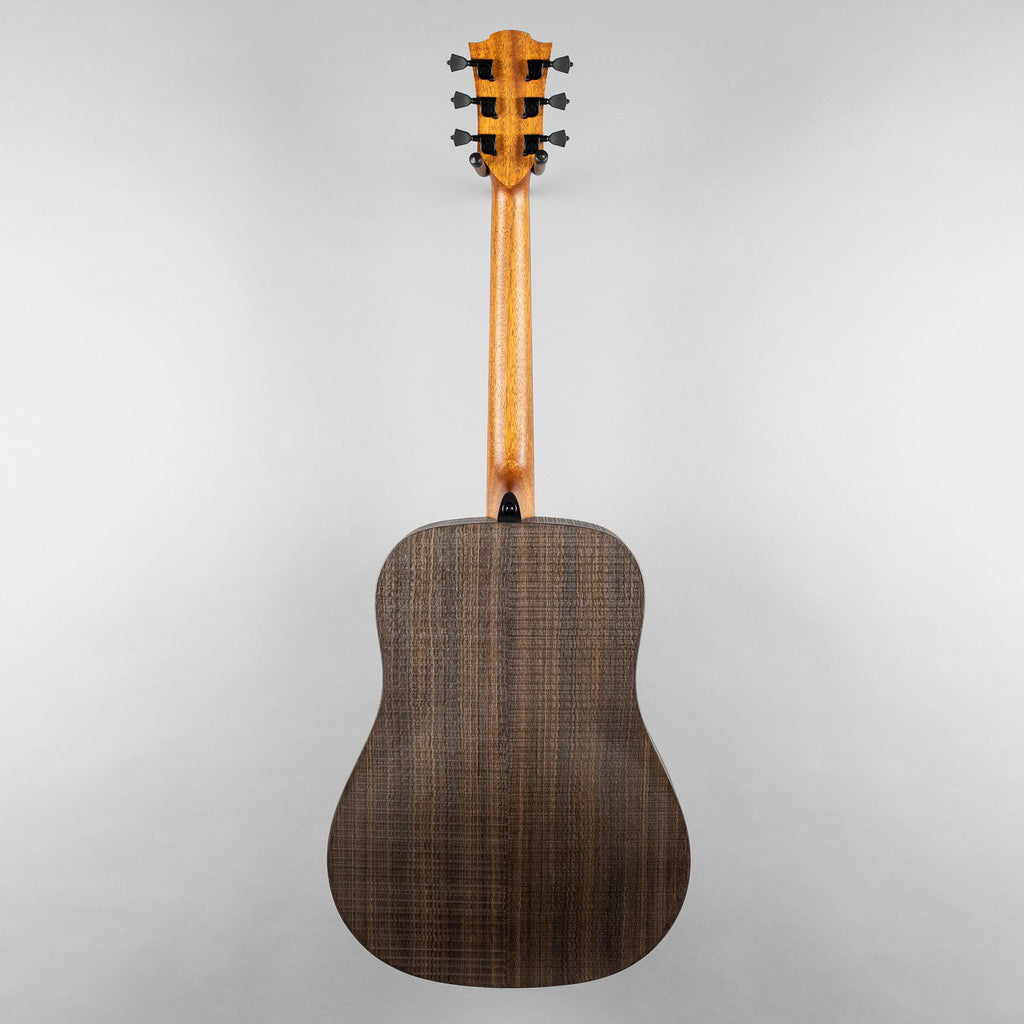 Lag Sauvage-D Dreadnought Acoustic Guitar, Brankowood Top / Smoked Eucalyptus Rough Sawn Back & Sides