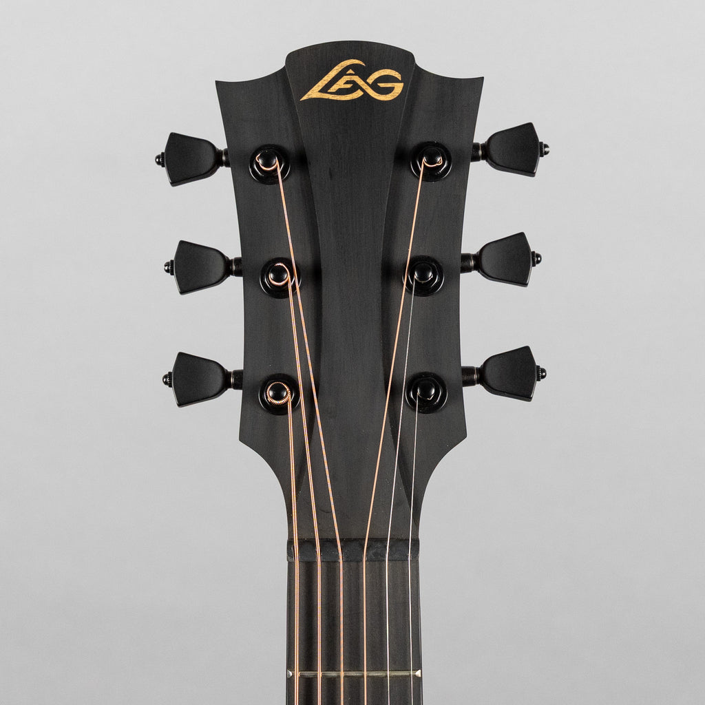 Lag Sauvage-D Dreadnought Acoustic Guitar, Brankowood Top / Smoked Eucalyptus Rough Sawn Back & Sides