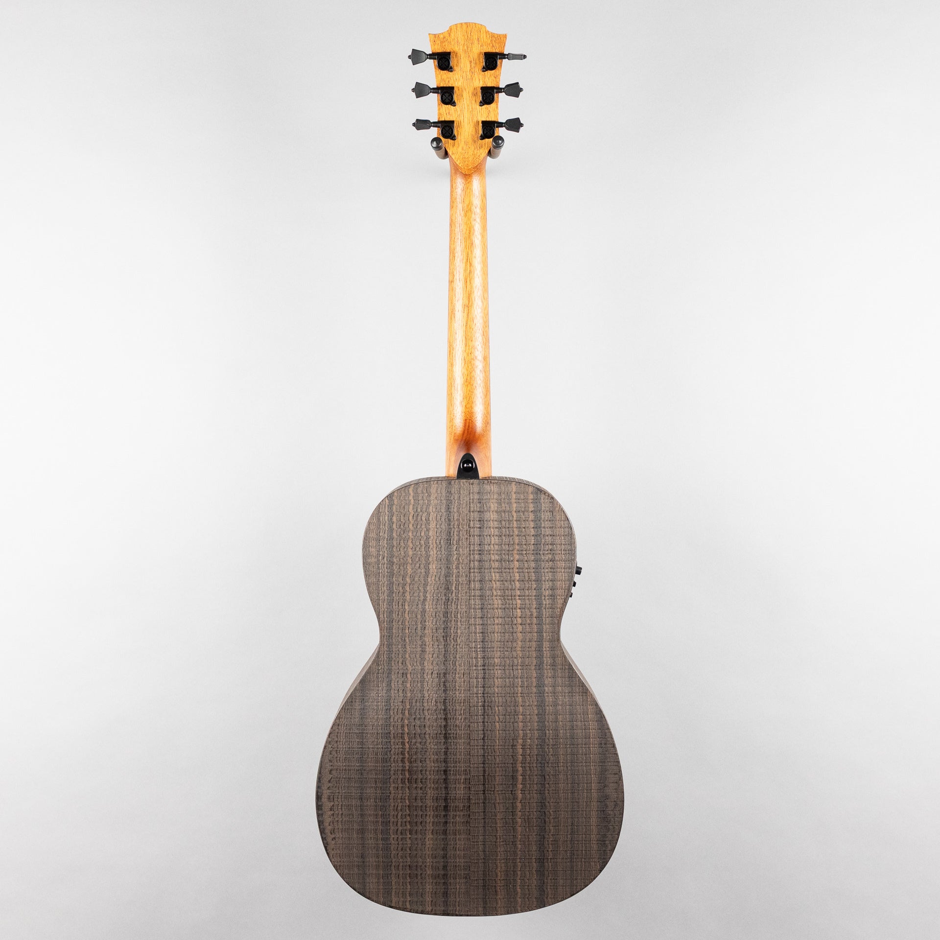 Lag Sauvage-PE Parlor Acoustic/Electric Guitar, Brankowood Top / Smoked Eucalyptus Rough Sawn Back & Sides