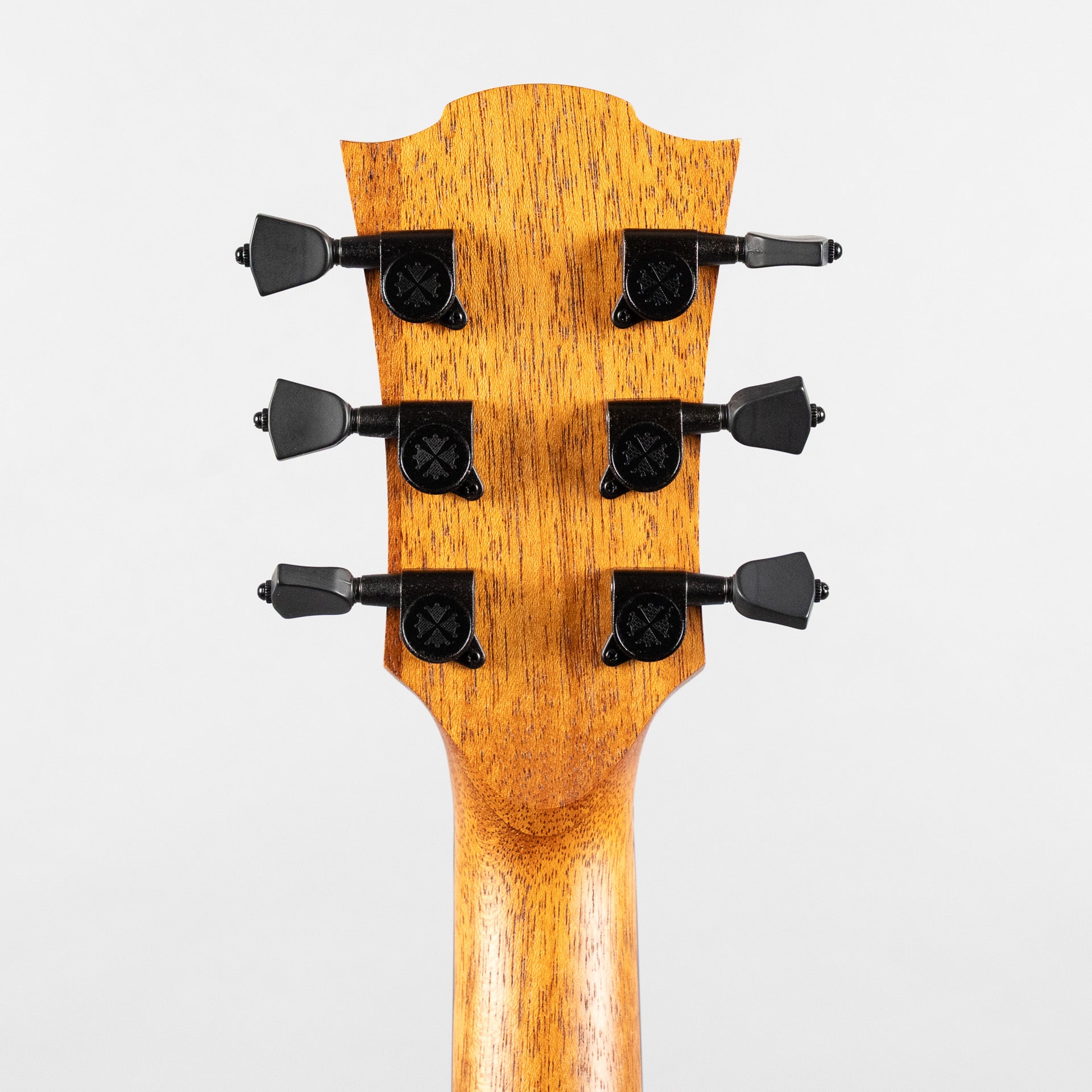 Lag Sauvage-PE Parlor Acoustic/Electric Guitar, Brankowood Top / Smoked Eucalyptus Rough Sawn Back & Sides