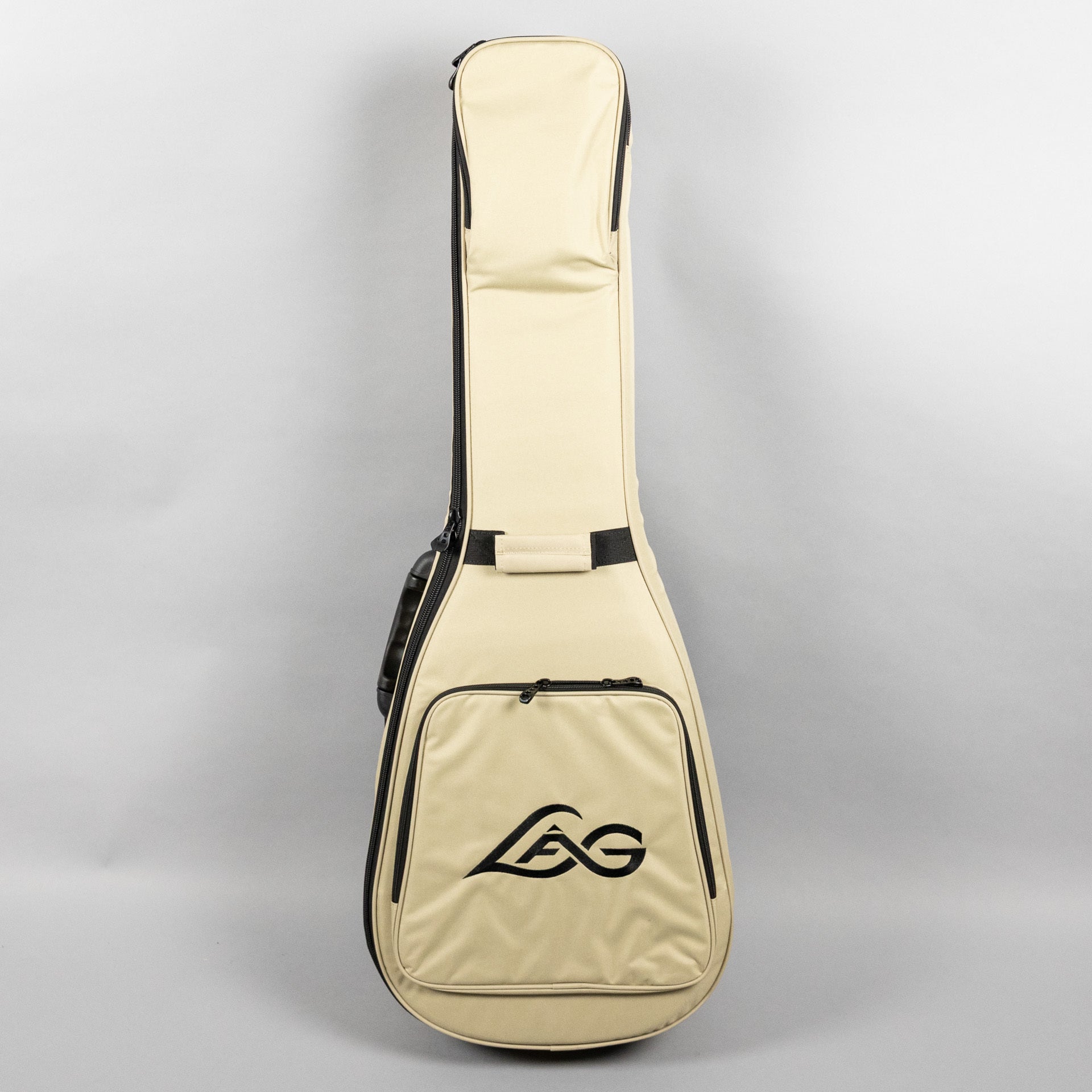 Lag Sauvage-PE Parlor Acoustic/Electric Guitar, Brankowood Top / Smoked Eucalyptus Rough Sawn Back & Sides