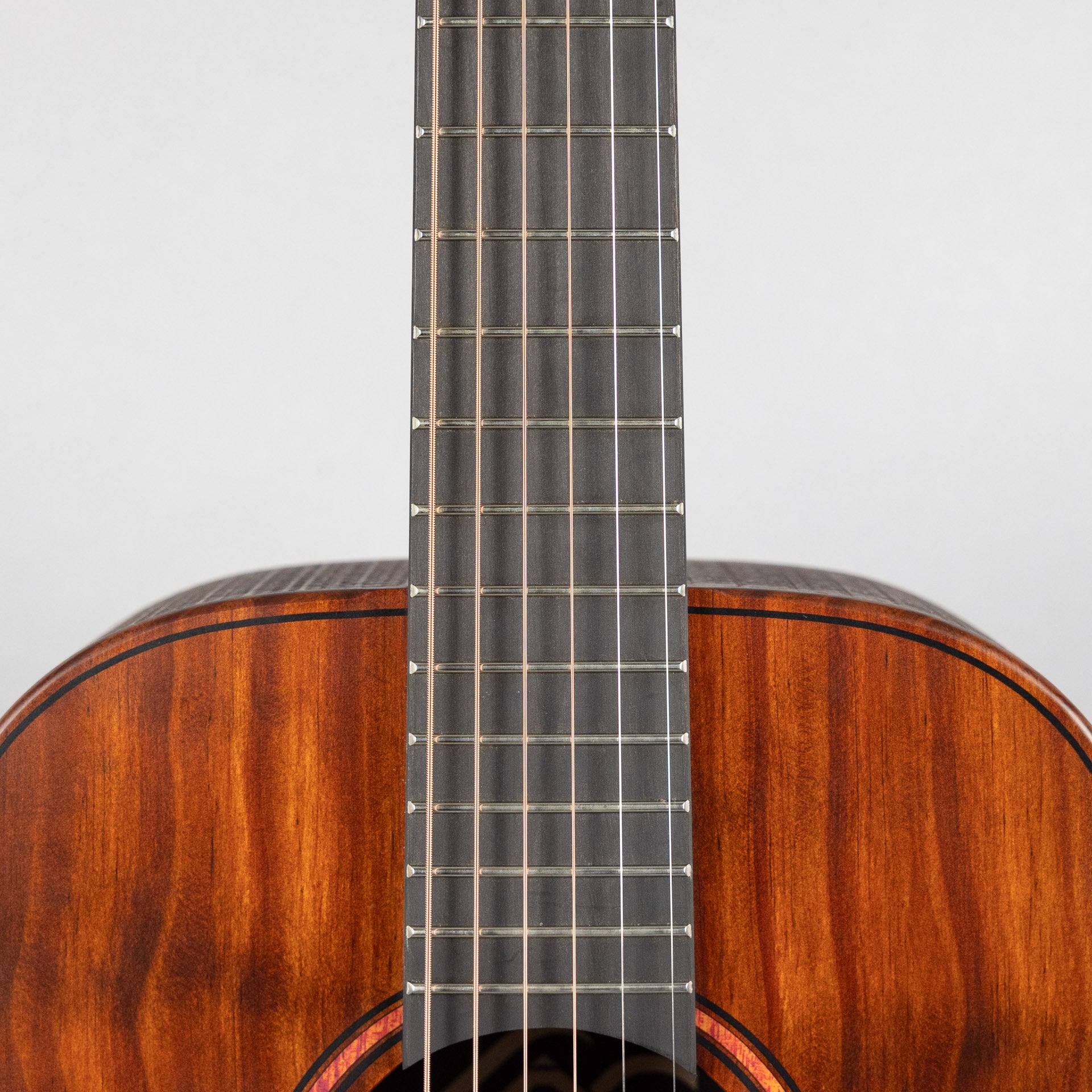 Lag Sauvage-TE Travel Acoustic/Electric Guitar, Brankowood Top / Smoked Eucalyptus Rough Sawn Back & Sides