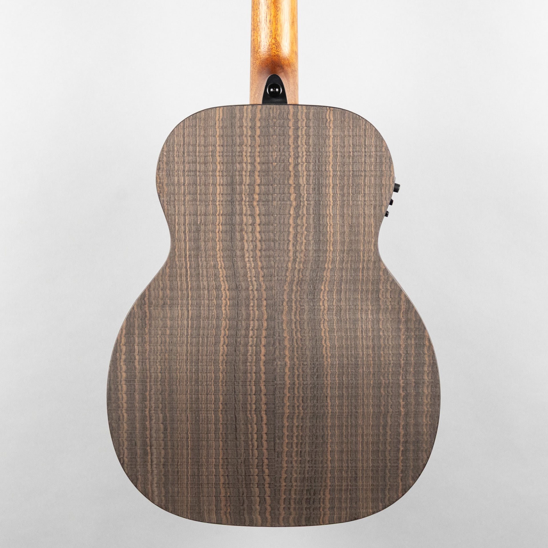 Lag Sauvage-TE Travel Acoustic/Electric Guitar, Brankowood Top / Smoked Eucalyptus Rough Sawn Back & Sides