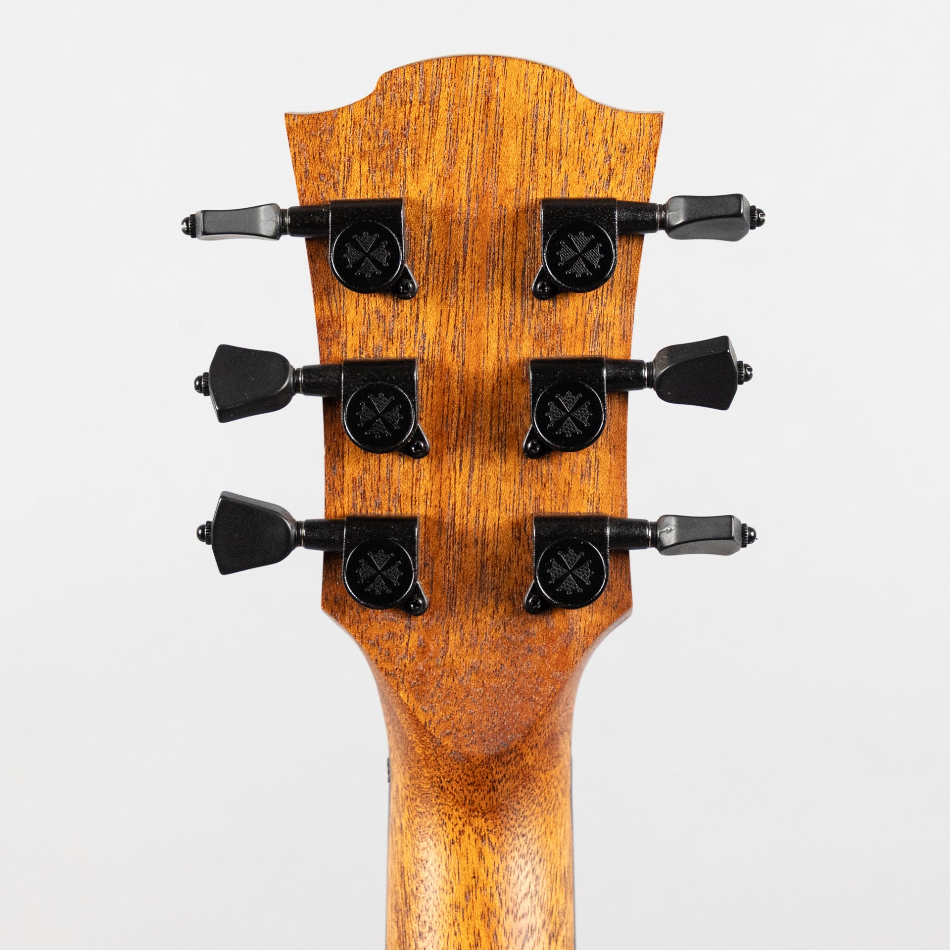 Lag Sauvage-TE Travel Acoustic/Electric Guitar, Brankowood Top / Smoked Eucalyptus Rough Sawn Back & Sides