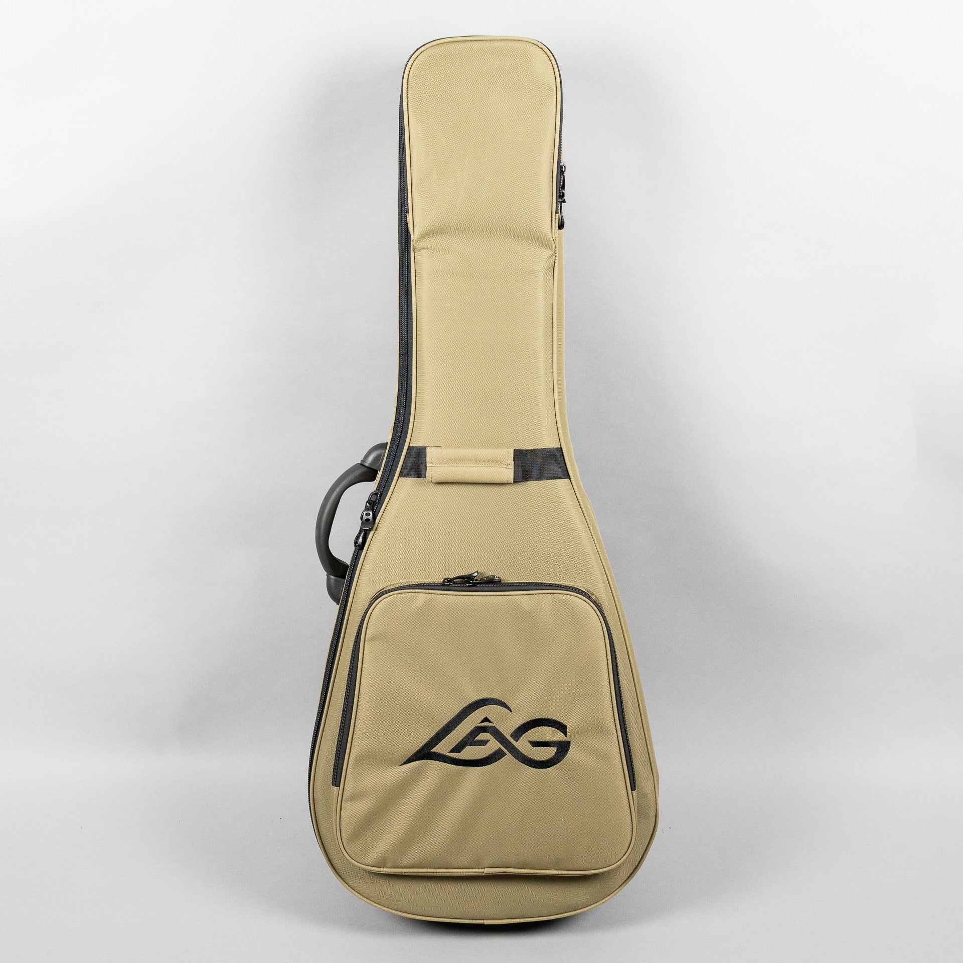 Lag Sauvage-TE Travel Acoustic/Electric Guitar, Brankowood Top / Smoked Eucalyptus Rough Sawn Back & Sides