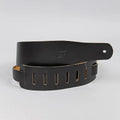 Levy's M26-BLK Classic Series Leather Guitar Strap in Black