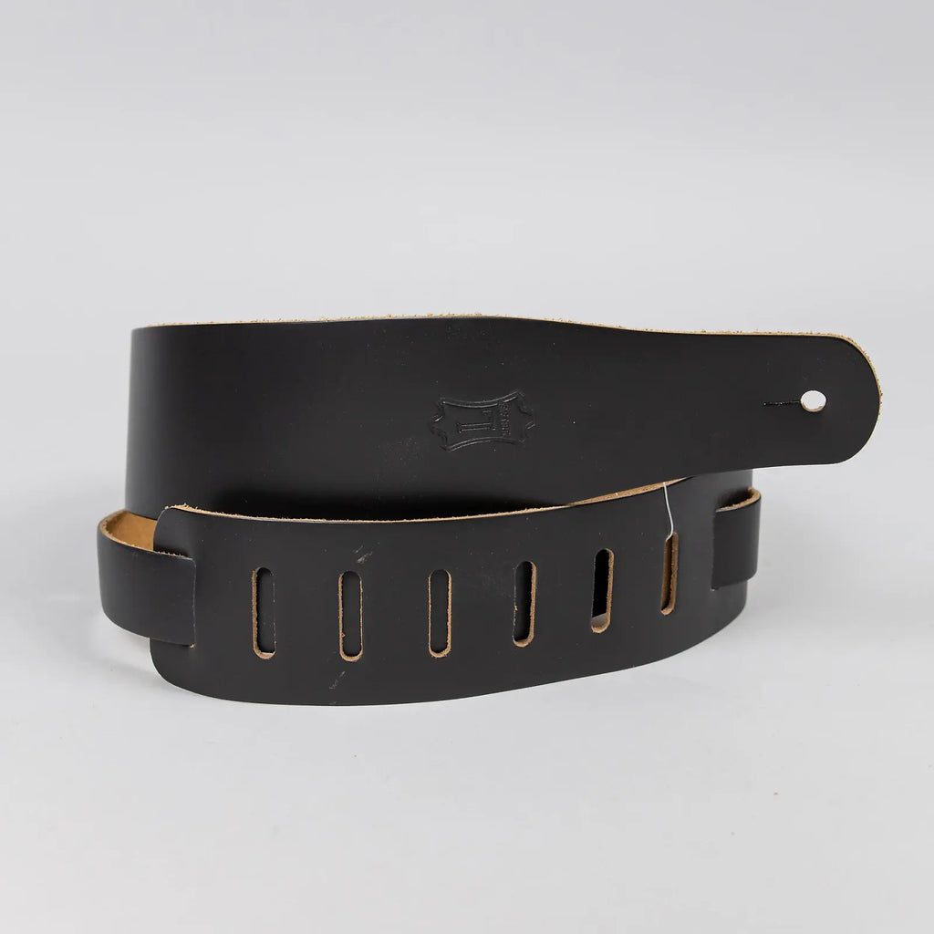 Levy's M26-BLK Classic Series Leather Guitar Strap in Black