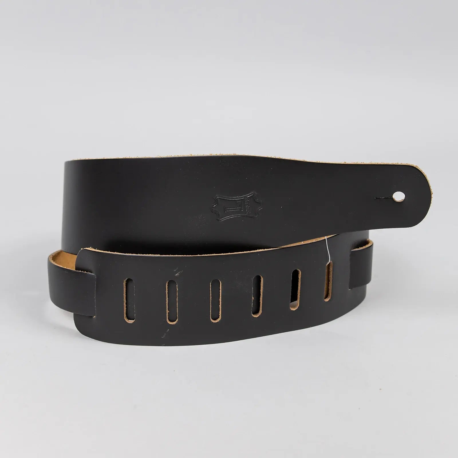 Levy's M26-BLK Classic Series Leather Guitar Strap in Black