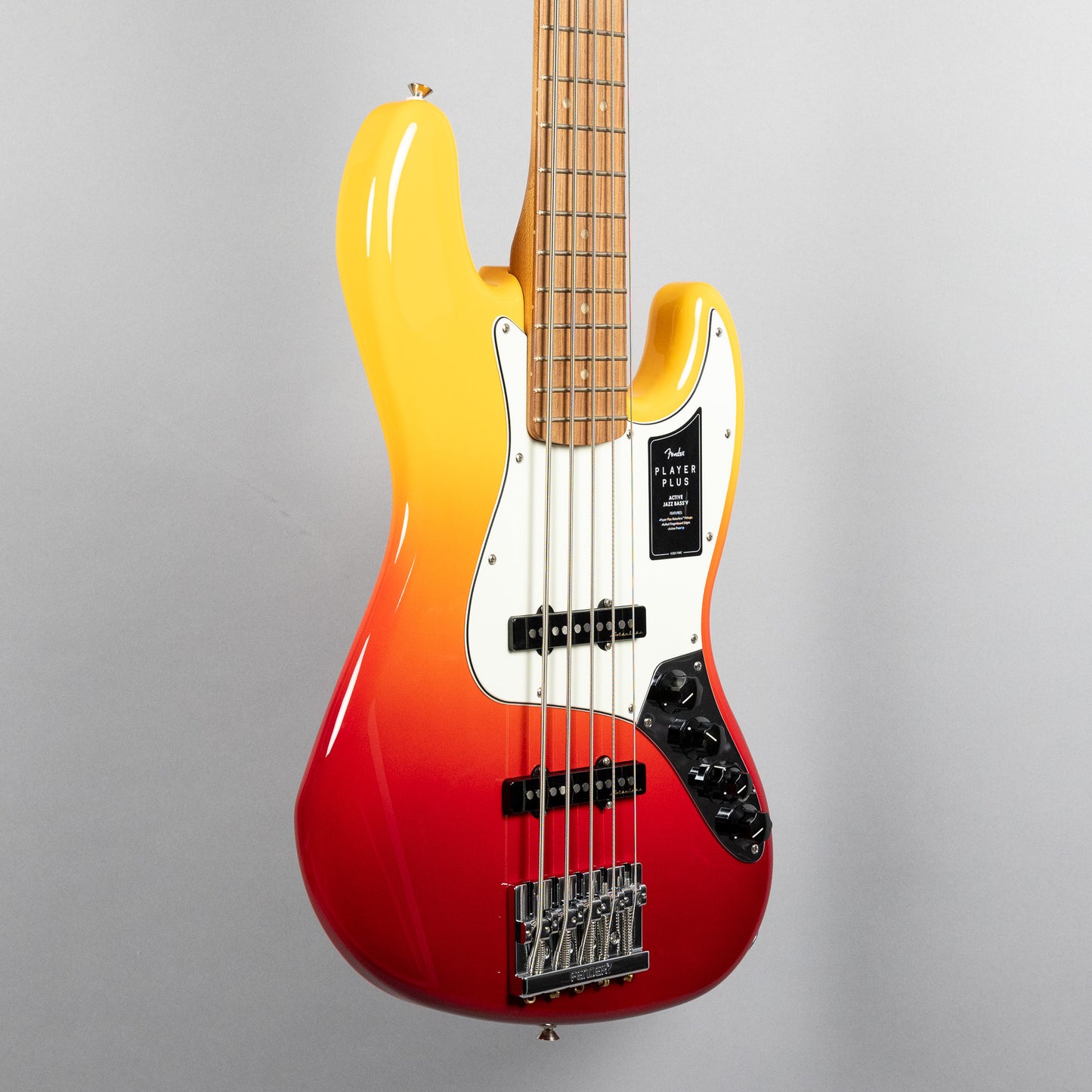 (Demo) Fender Player Plus Jazz Bass V in Tequila Sunrise (MX22083020)