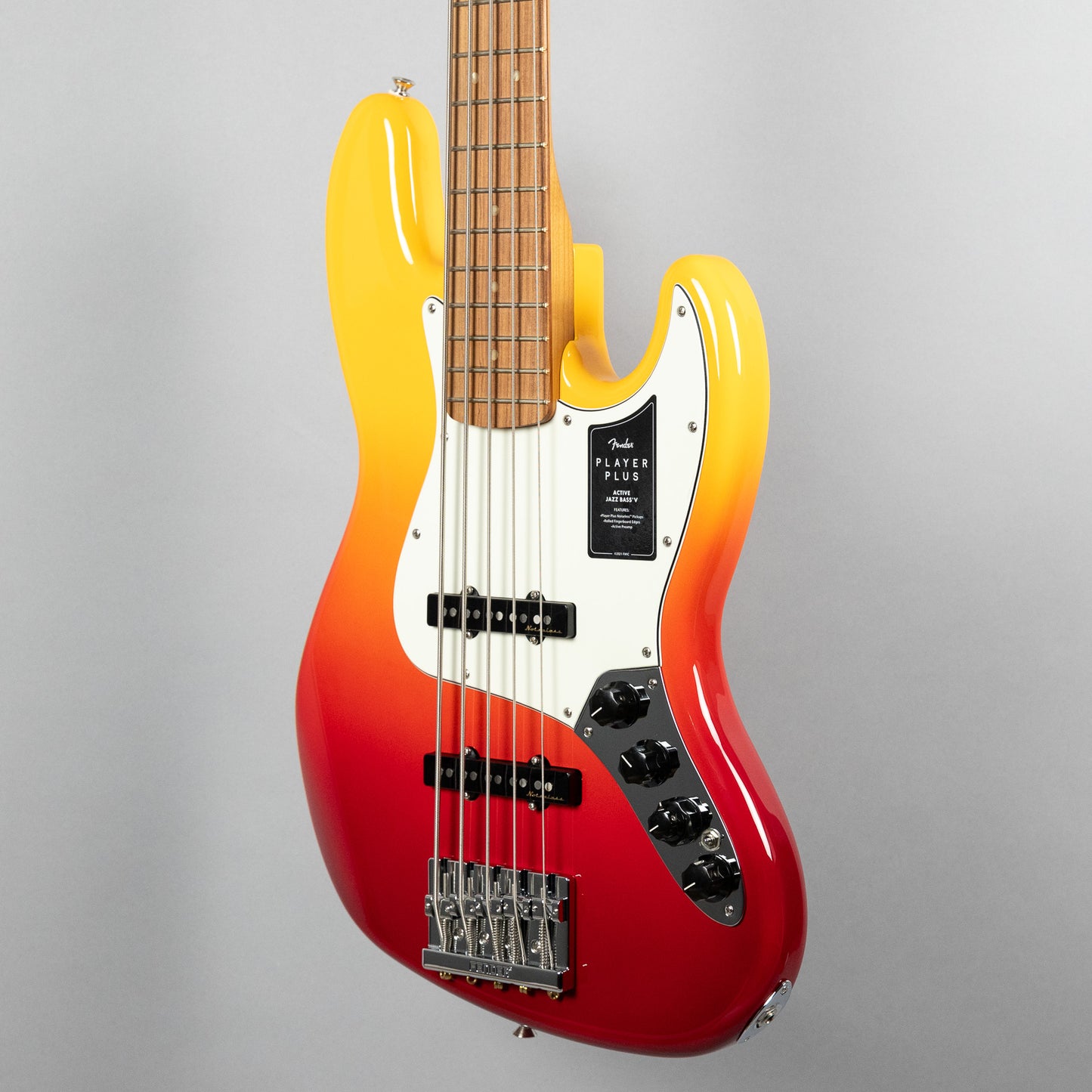 (Demo) Fender Player Plus Jazz Bass V in Tequila Sunrise (MX22083020)