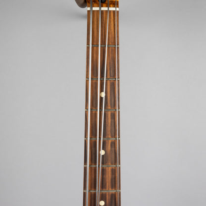 Used Fender Player Mustang PJ Bass, Firemist Gold