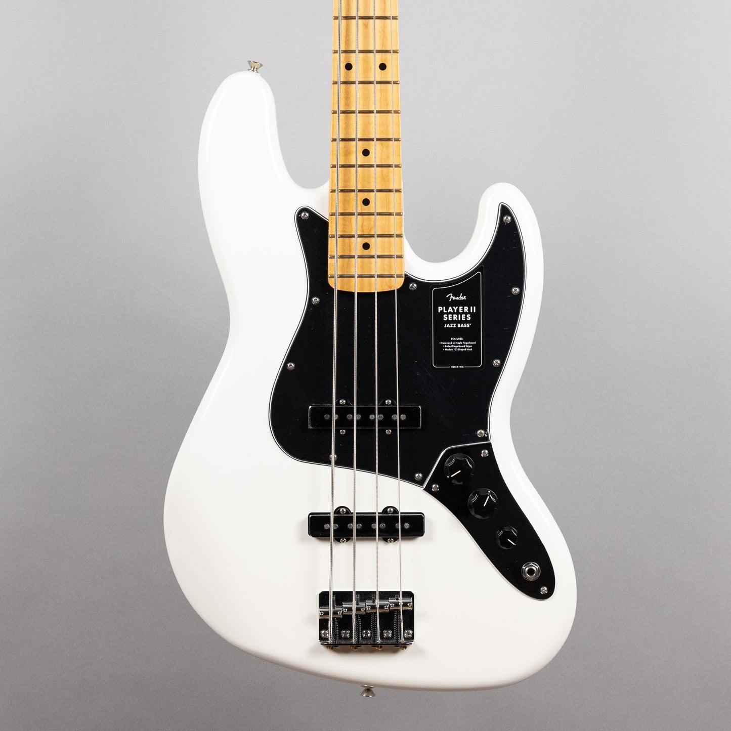 Fender Player II Jazz Bass, Polar White (#2974)