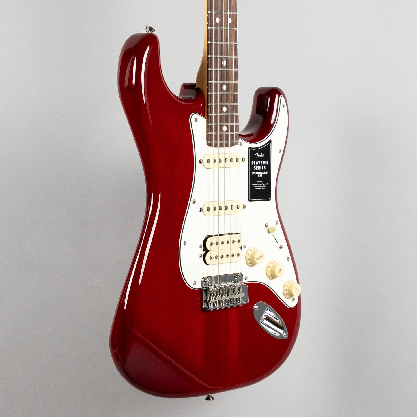 Fender Player II Stratocaster HSS, Transparent Cherry Burst (#5089)