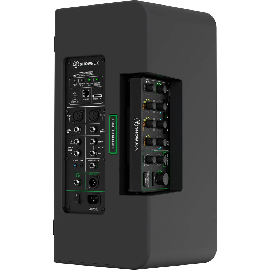 Mackie ShowBox Battery Powered All-In-One Performance Rig with Breakaway Mix Control