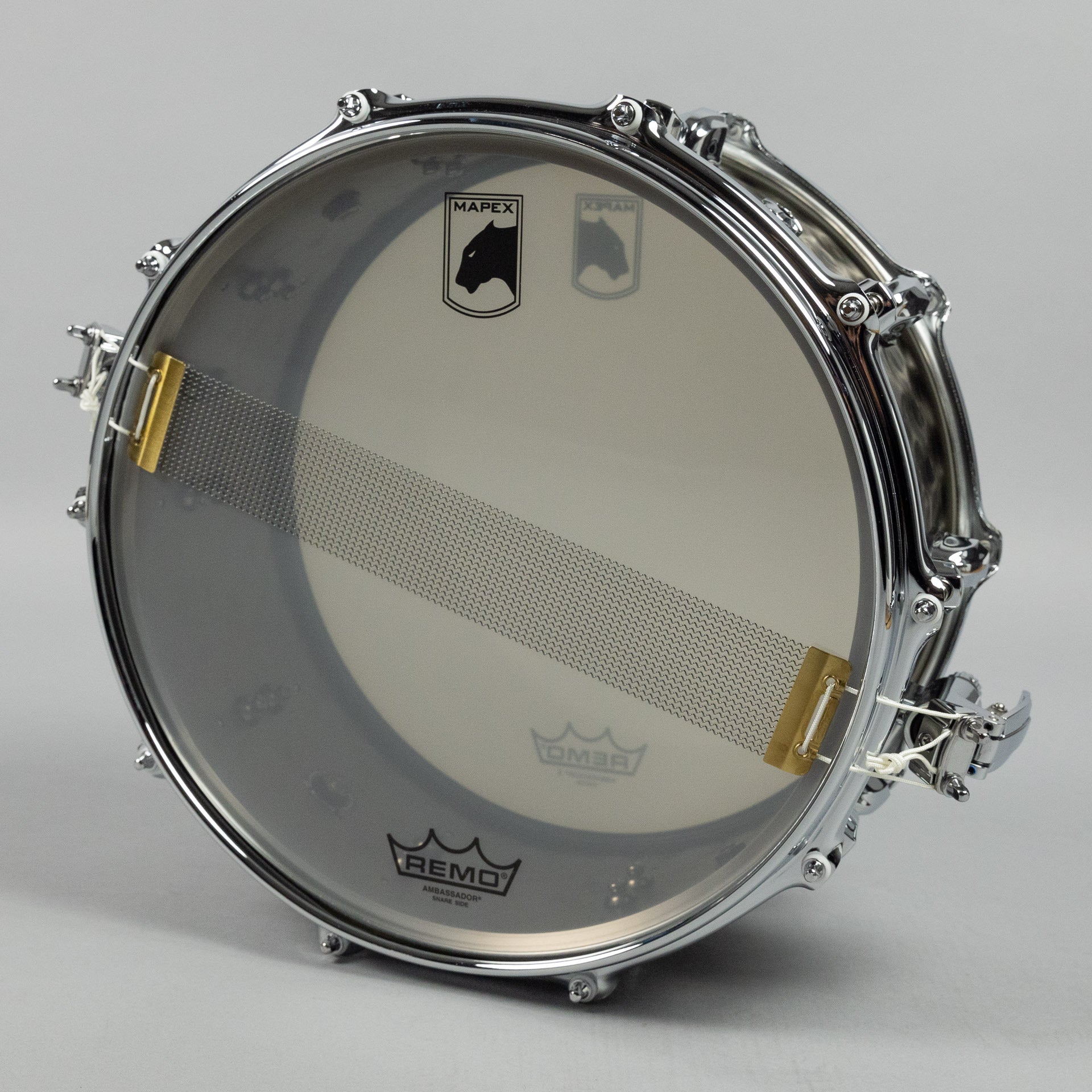 Mapex Black Panther Persuader 14" x 6.5" Hammered Brass Snare Drum