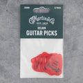 Martin Delrin Picks, Red 0.50mm, 12-Pack