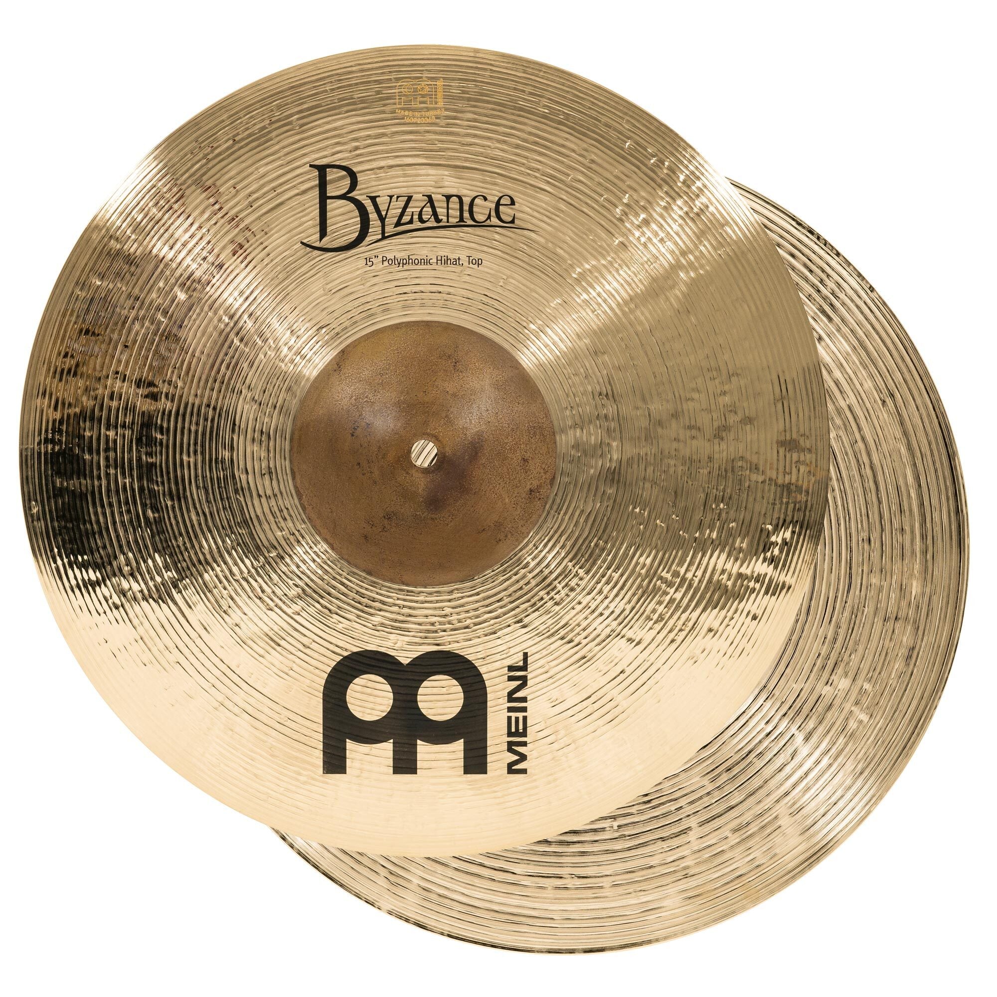 Meinl 15" Byzance, Polyphonic Brilliant Hi Hats