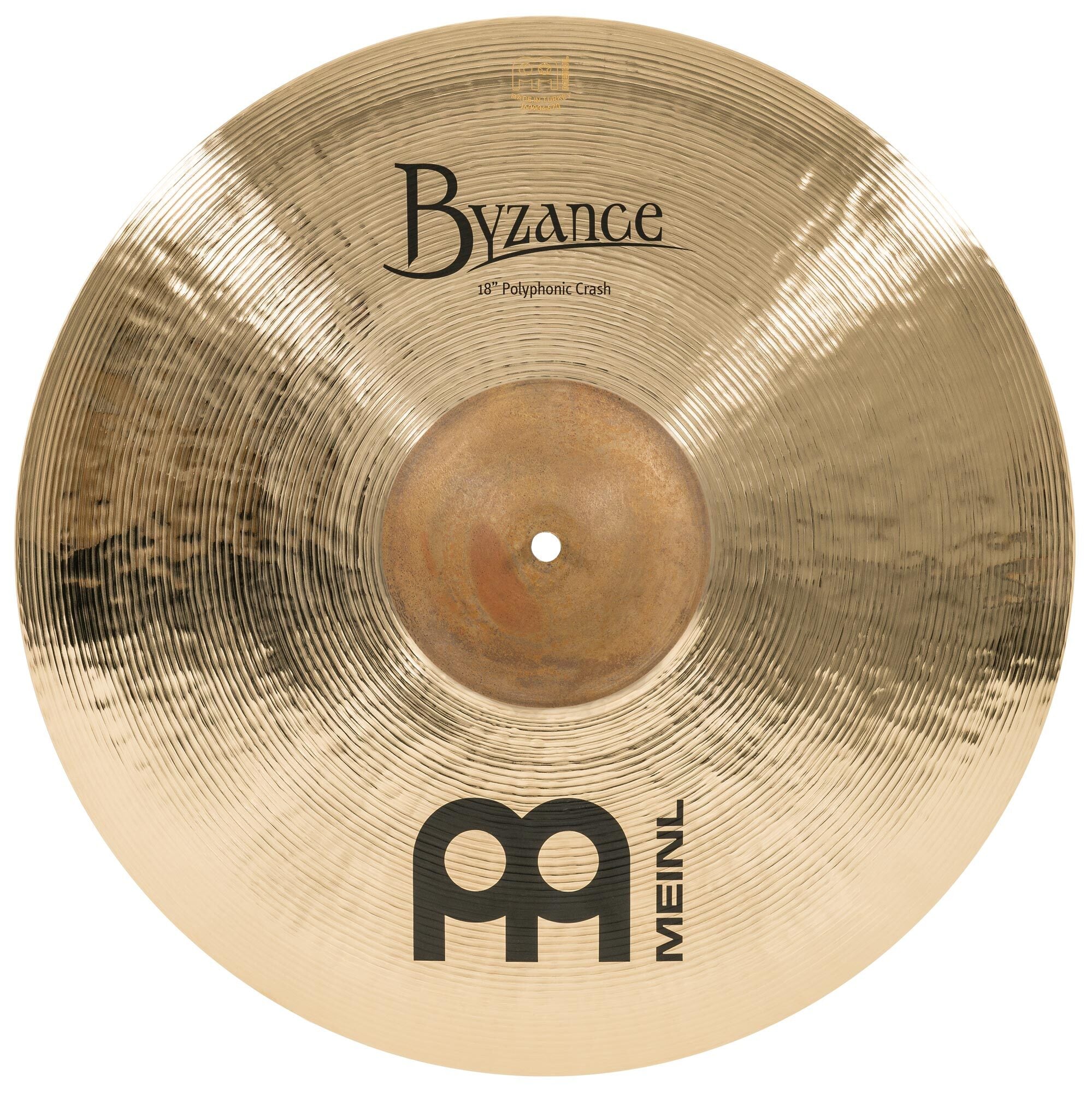 Meinl 18" Byzance, Polyphonic Brilliant Crash Cymbal