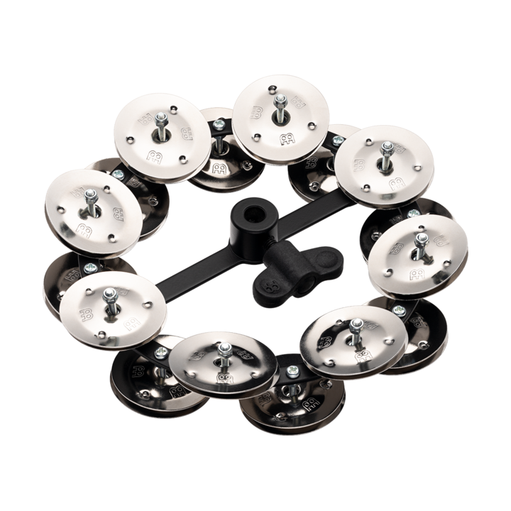 Meinl 5" Hihat Tambourine, Dual Row, Stainless Steel Jingles