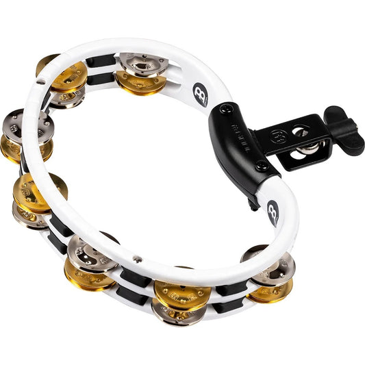 Meinl ABS Mountable Tambourine Mixed Jingles, White