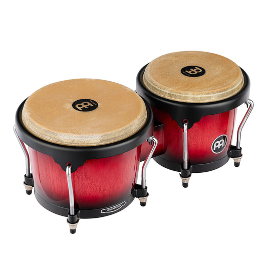 Meinl HB100WRB Headliner Series Bongo, 6 3/4" Macho & 8" Hembra, Wine Red Burst