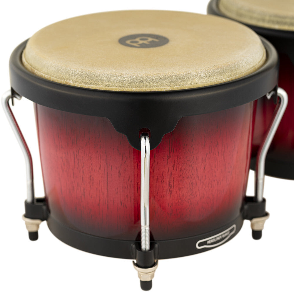Meinl HB100WRB Headliner Series Bongo, 6 3/4" Macho & 8" Hembra, Wine Red Burst