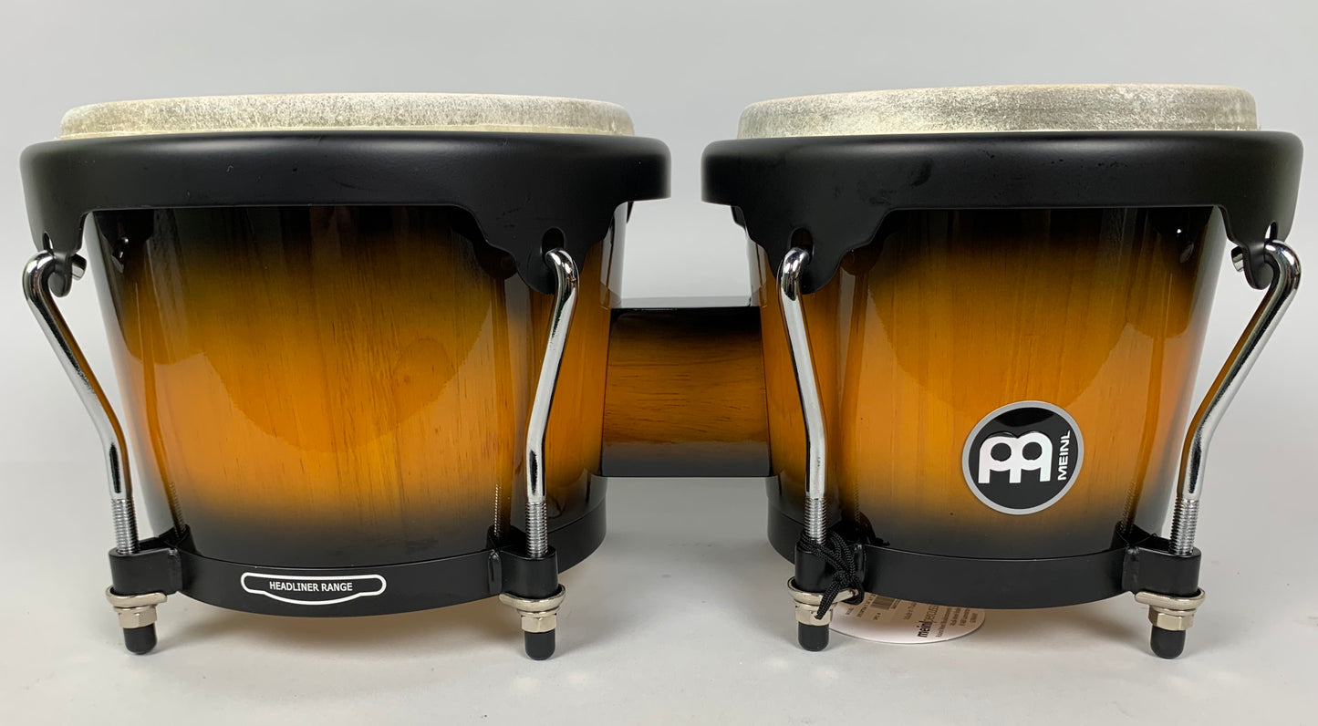 Meinl HB100 Headliner Series 6.75/8" Bongos, Vintage Sunburst