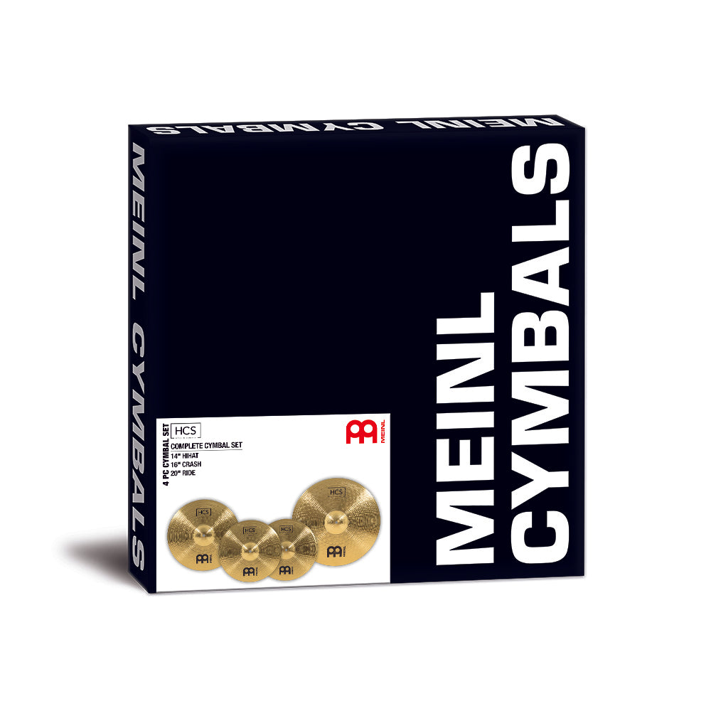 Meinl HCS Cymbal Pack: 14" HiHats, 16" Crash, and 22" Ride