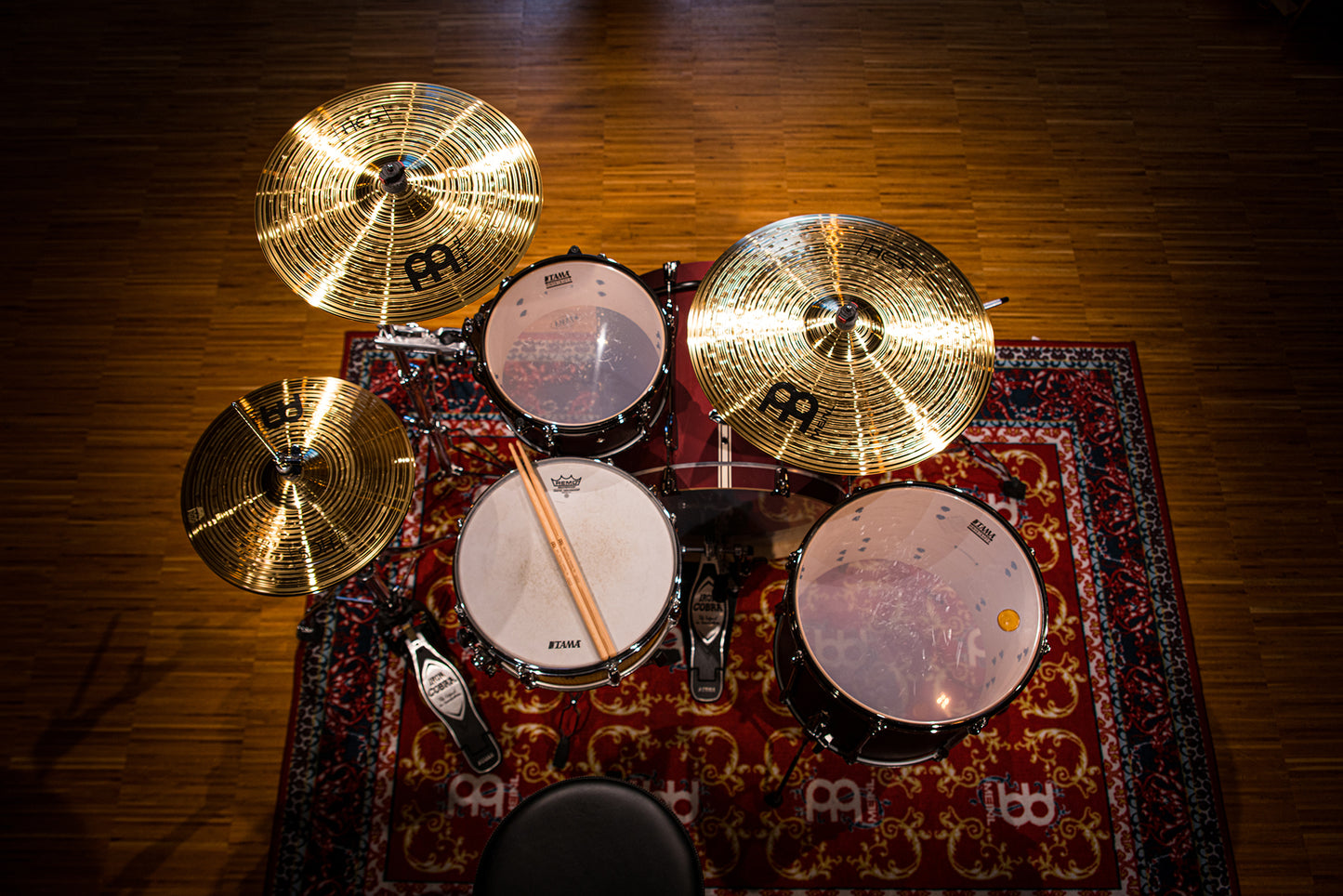 Meinl HCS Cymbal Pack: 14" HiHats, 16" Crash, and 22" Ride