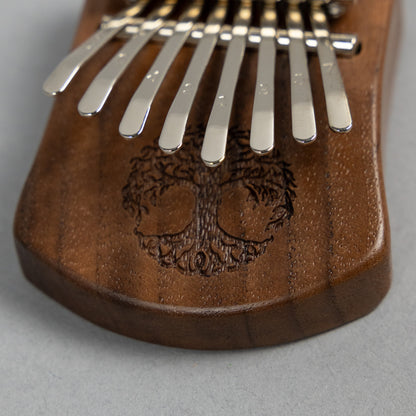 Meinl Sonic Energy KL801TOL 8-Note Mini Kalimba, Tree of Life, Black Walnut