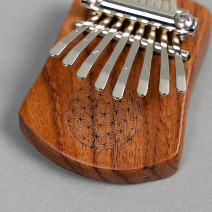 Meinl Sonic Energy KL802FOL 8-Note Mini Kalimba, Flower of Light, Red Zebrawood