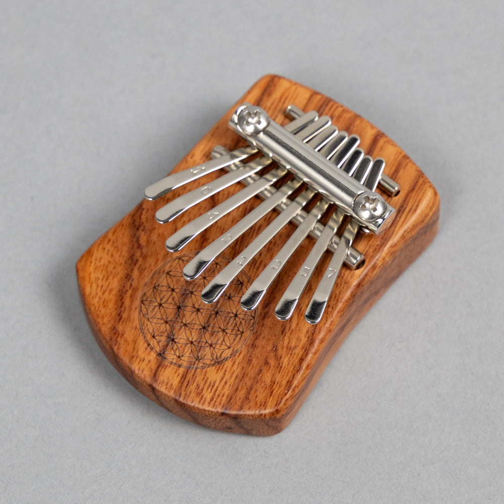 Meinl Sonic Energy KL802FOL 8-Note Mini Kalimba, Flower of Light, Red Zebrawood