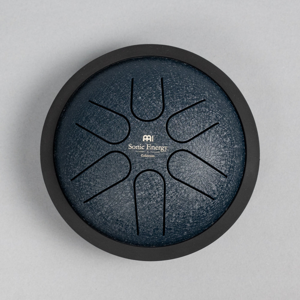 Meinl Sonic Energy MSTD2NB 6" Mini Steel Tongue Drum, A Major, Navy Blue